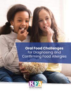 Picutre of KFA's Oral Food Challenges handout