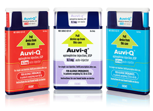Auvi-Q epinephrine auto-injector