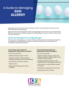 A Guide to Managing Egg Allergy